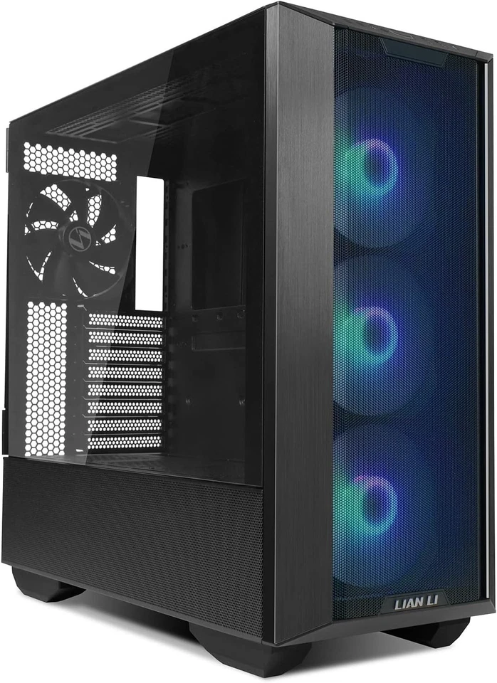 LIAN LI LANCOOL III E-ATX RGB PC Case, High Airflow Mesh, 4×140mm Fans, Glass Si - Image 2 of 4