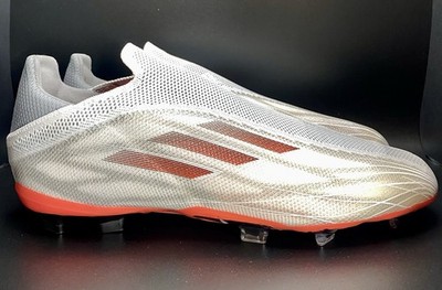 Adidas X Speedflow+ FG Jr FY3279 Laceless Soccer Cleats Size 6 White Red Rare