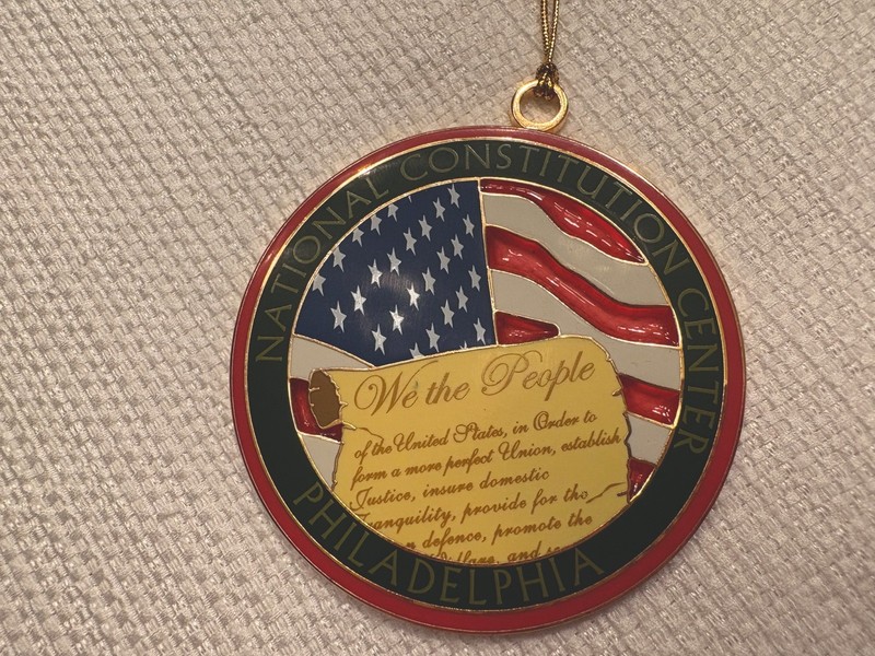National Constitution Center We The People Metal Collectible Disk
