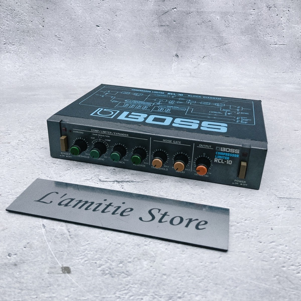 BOSS RCL-10 Micro Rack Compressor Limiter Guitar Effects Processor
