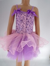 Dance Costume Weissman 7818 Light Pink XS Child Ballet Tutu Tap Lace Sparkle Pa