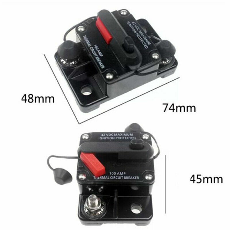 Circuit Breaker 30-300A Waterproof DC – Reset Fuse For Car, Boat, 12V-48V, IP67 Marine Circuit Breaker - Foto 10