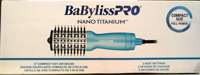 BaBylissPRO Nano Titanium 2'' Compact Hot Air Brush #BNTMHBUC