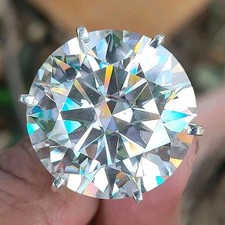 RARE 108.50 Ct Certified Round VVS1 White Dia...