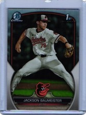 2023 Bowman Draft Chrome 1st  JACKSON BAUMEISTER  Refractor  #BDC-84