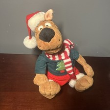 Scooby Doo Vintage Christmas Rockin Singing 11" Plush 2000