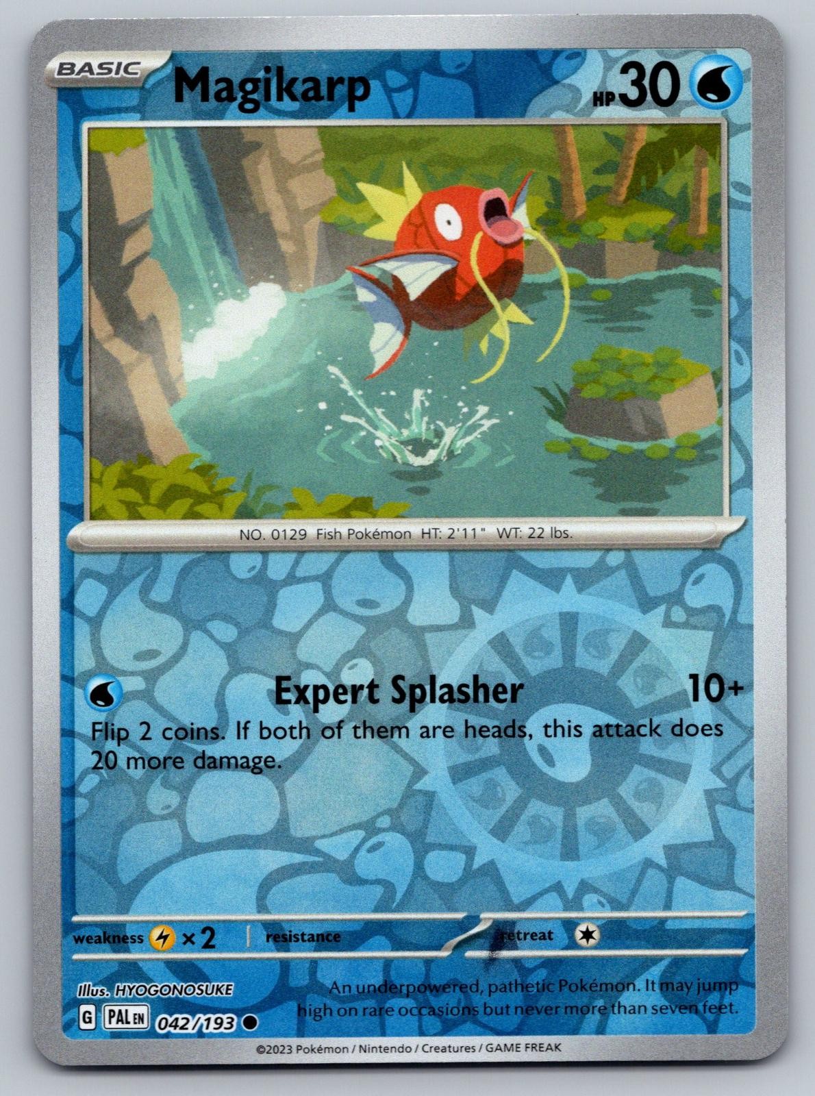 Magikarp 042/193 Common Paldea Evolved Pokemon Reverse Holo Near Mint