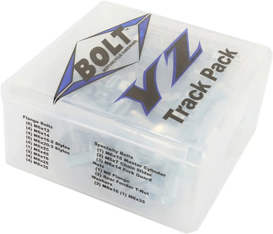 Paquete de pista Bolt MC Hardware estilo YZ - Paquete de 6 motocicletas motocicletas 2014-6YZTP Foto 4 de 4