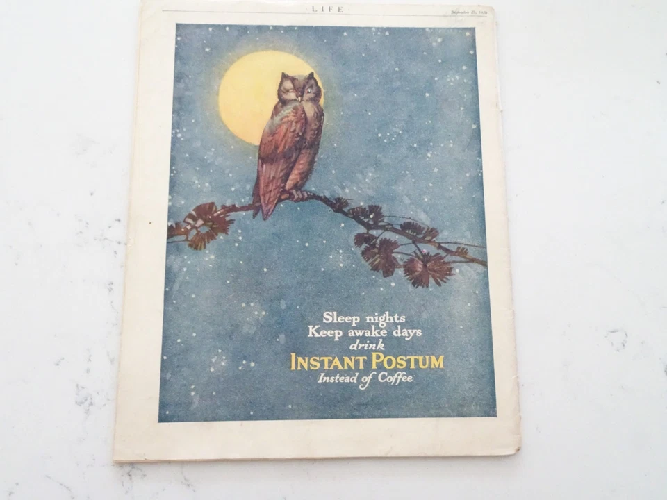 Life Magazine September 23, 1920 ~ Vol 76 No. 1977 ~ Price 15 Cents - Image 2 of 4