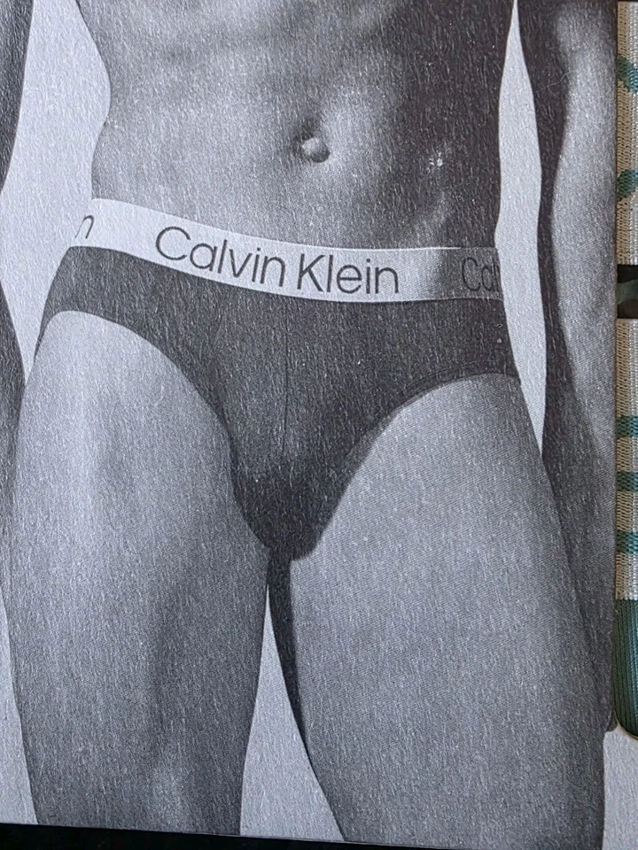 CALVIN KLEIN MICROFIBER STRETCH 4-PACK HIP BRIEFS MENS UNDERWEAR #NP27440-NWT - Image 3 of 4