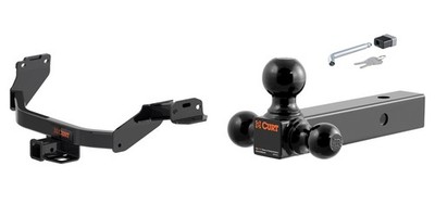 CURT Trailer Hitch Class 3, Multi-Ball Mount, Lock fits Select Santa Fe, Sorento
