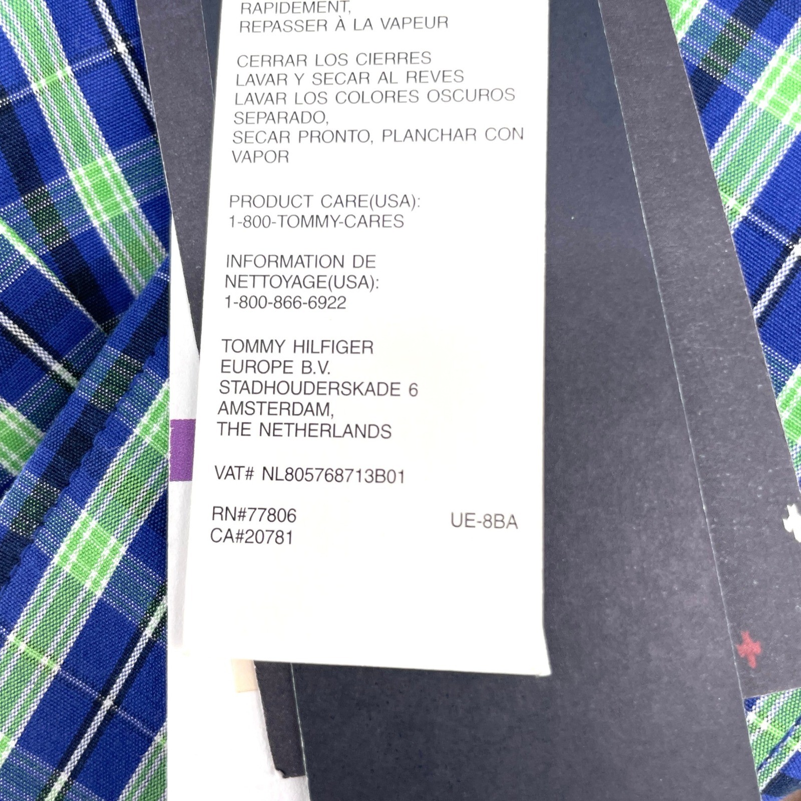 NWT Tommy Hilfiger Slim Fit Plaid Button Down Shirt Mens XXL Electric Lime thumbnail 11