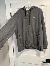 Moose Knuckles Hornaday Gray Hoodie, Size XXL