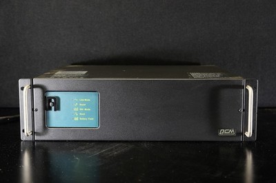 Powercom KIN-2200AP RM 2200VA Rackmount UPS Simulated Sinewave LCD AVR Open Box
