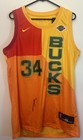 Giannis Antetokounmpo Signed Milwaukee Bucks Jersey Autographed PSA/DNA COA