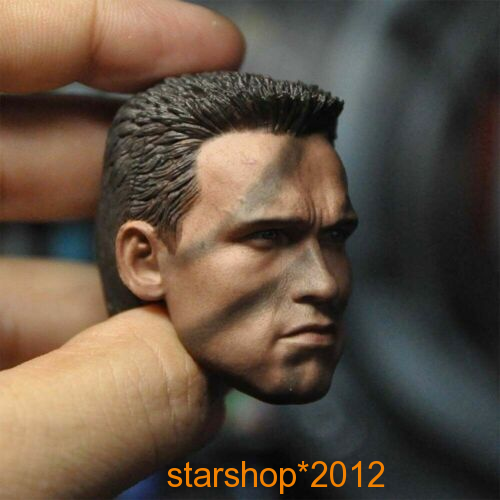 1/6 Head Sculpt T800 Arnold Camouflage Gesicht Passform 12 Zoll männlich Phicen TBL Actionfigur Spielzeug - Bild 6 von 6