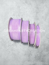 LAVENDER Organza SATIN EDGE Sheer Ribbon 100 nylon Choose Size  Yardage