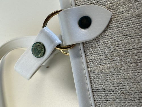 Vintage Jewel Tone Handbag General Crafts Canvas Tote Purse Handbag + Box 1960’s - Picture 5 of 20