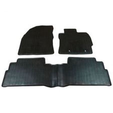 Genuine Toyota Front & Rear Set Rubber Car Mats Black Verso 2012- PZ49KE8357RJ