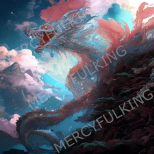 Dragon - Digital AI Art Image (4k HD) High Resolution Print Download