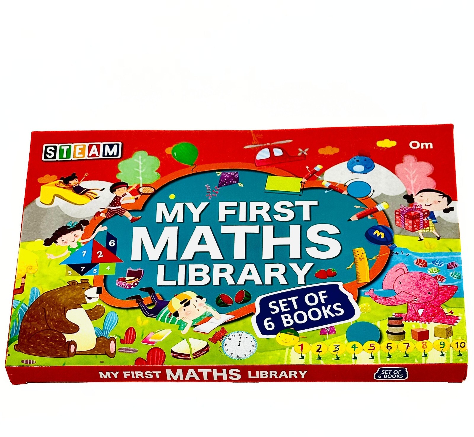 My First MATHS Library set of 6 Books Collection Set by Shweta Sinha Level 1- 3