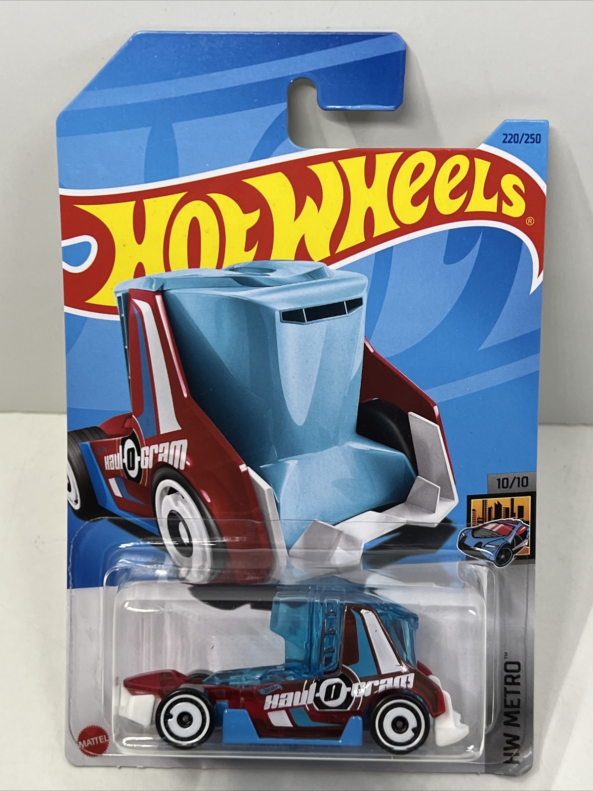 Hot Wheels Haul-O-Gram Blue 220/250 2023 HW Metro 10/10 NIB