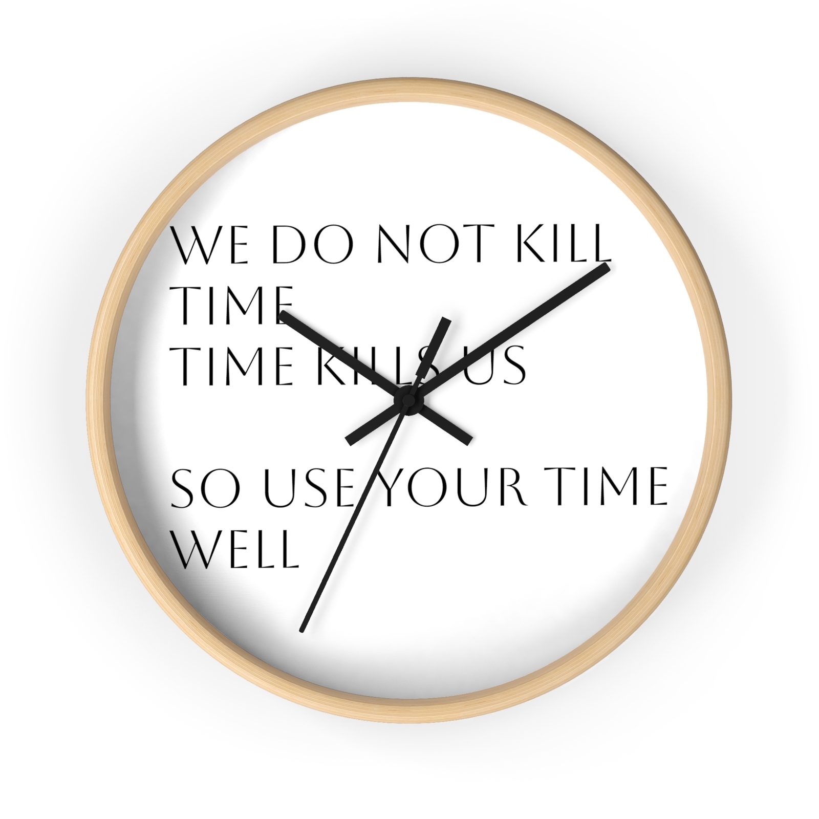 Elegant Modern Wall Clock with Silent Movement-image