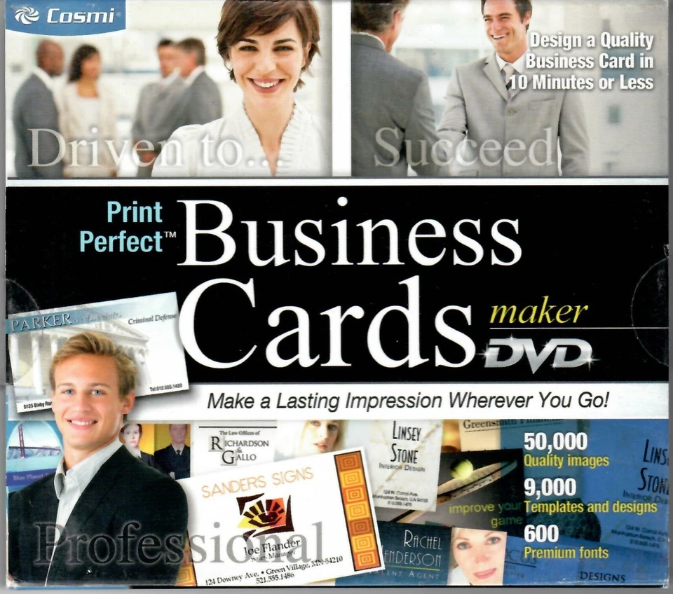 Cosmi Print Perfect Business Cards CD-ROM - Image 3 of 4