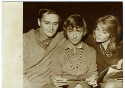 Pressefoto 1960 Françoise Sagan - Pelletier et Brion - Ein Schloss aus Schweden -