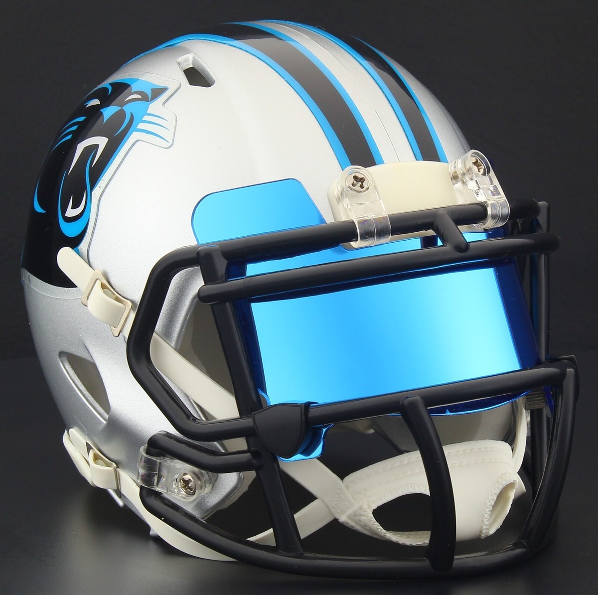 carolina mini football helmet CAROLINA PANTHERS NFL Riddell SPEED Mini Football Helmet