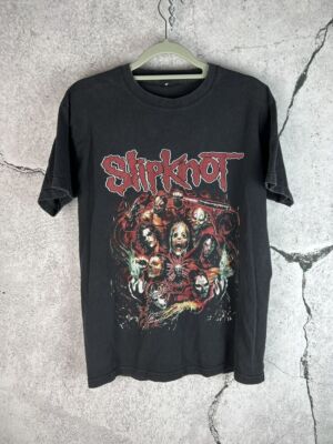 Vintage 90's Slipknot Band Black Short Sleeve Unisex Tshirt Vintage 90's Slipknot Band Black Short Sleeve Unisex Tshirt