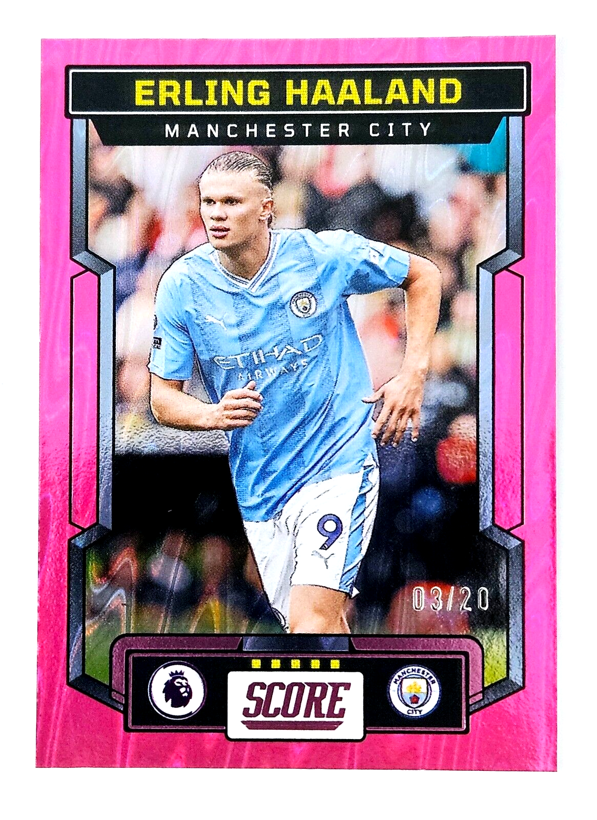 2023-24 Panini Score FIFA Erling Haaland /20 Pink Manchester City #131