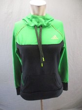ADIDAS CLIMAWARM Size S Womens Multicolor Drawstring Pocket Athletic Hoodie 995