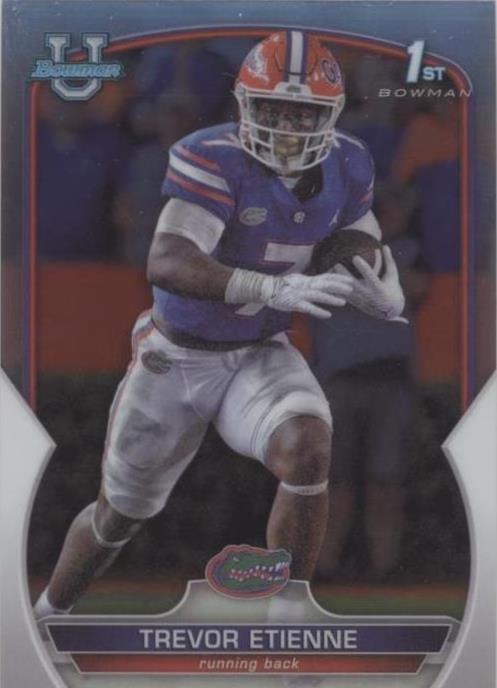 2022 Bowman University Chrome Trevor Etienne #69 - 1 of 2