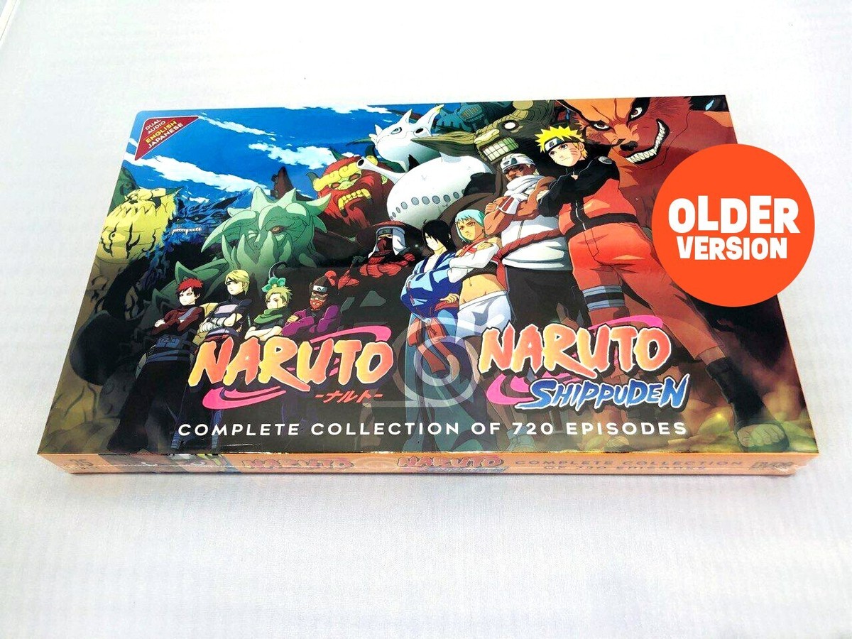 DVD Anime Naruto Shippuden Complete TV Series 1-720 End + 11