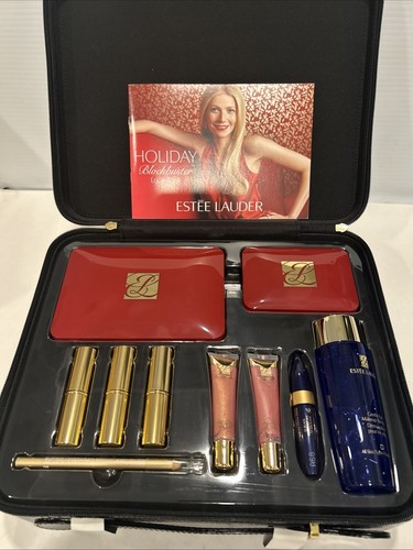 Estee Lauder Blockbuster Deluxe Full Size Makeup Kit With Black CaseGift Set