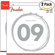 2-PACK Fender 250LR Super 250's Nickel Light/Regular Electric Guitar Strings
