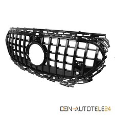 KÜHLERGRILL FRONT GRILL FÜR MERCEDES E KLASSE W214 GLANZ SCHWARZ SPORTGRILL