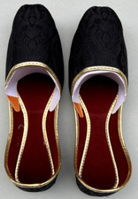 Indian Punjabi Pakistani Ethnic Traditional Man Khussa Flat Shoes Juti US 9.5