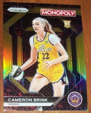 2024 Panini WNBA Monopoly Prizm Basketball Cameron Brink Rookie Card