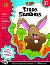 Carson Dellosa Trace Numbers Workbook for Preschool-Kindergarten  Number Tracing