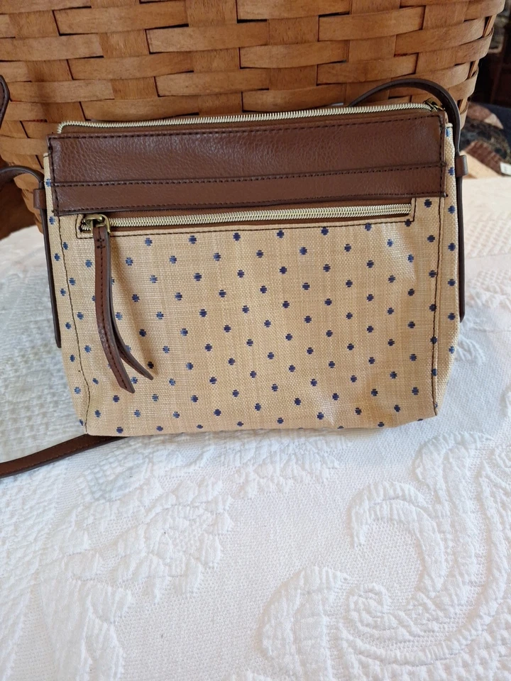 Bandolera Fossil Felicity punto azul Foto 2 de 4