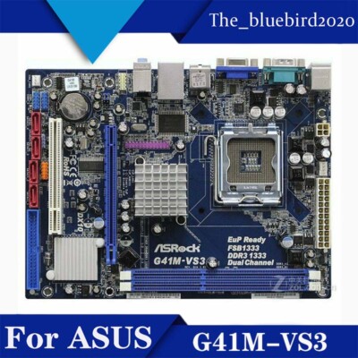 For ASROCK G41M-VS3 DDR3 LGA 775 G41 Motherboard IDE COM M-ATX Intel Tested OK