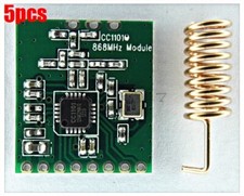 5Pcs CC1101 Wireless Module Long Distance Transmission Antenna 868Mhz Ic New bt