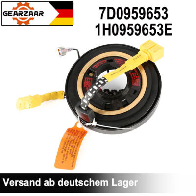7D0959653 1H0959653E Für VW T4 MULTIVAN CARAVELLE AIRBAG SCHLEIFRING WICKELFEDER