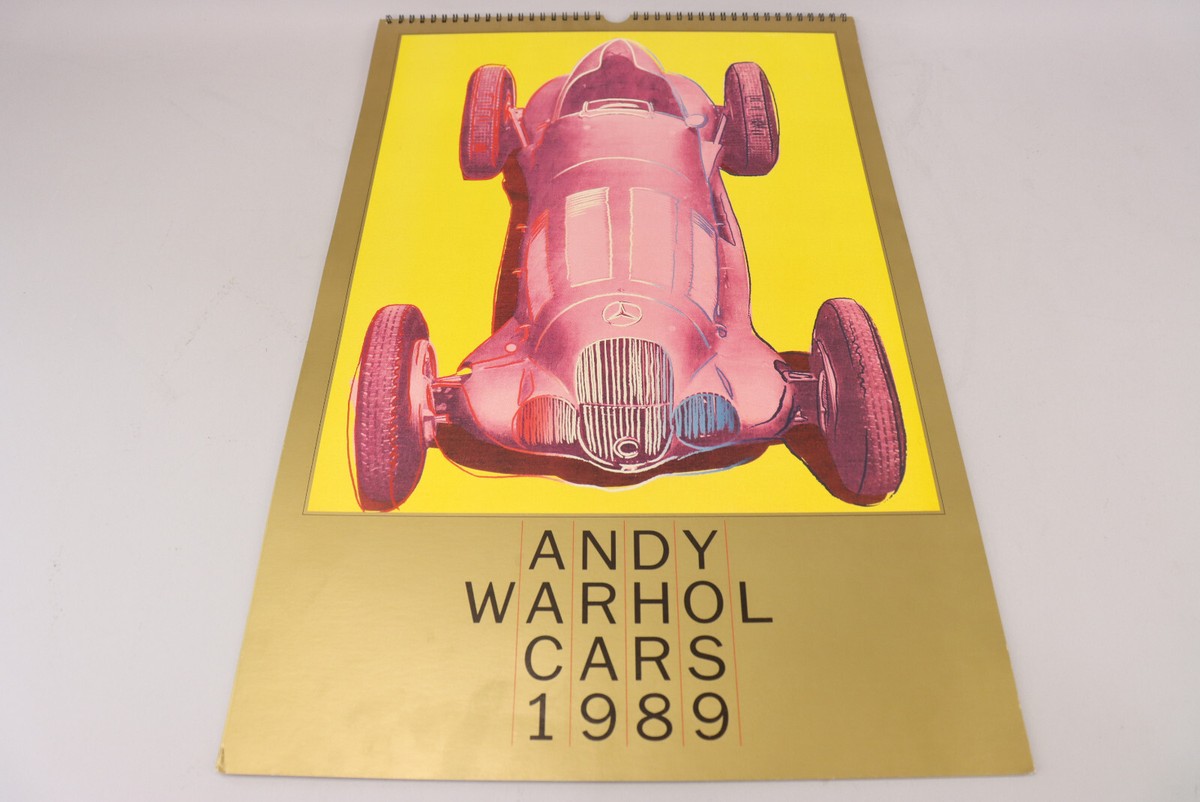 Rare Vintage 1989 Andy Warhol Mercedes-Benz Calendar Pop Art