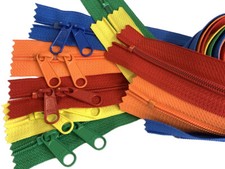 30 Inch Assorted Colors YKK #4.5 Handbag Purse Face to Face Zippers Made in USA
