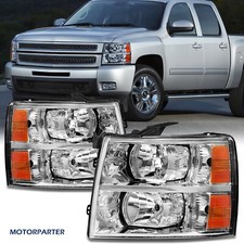 For 2007-2013 Chevy Silverado 1500 2500 3500hd Front Headlights Wamber Corner