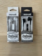 1-Maxell Jelleez Earset - Earbud with Mic - White  1-Black