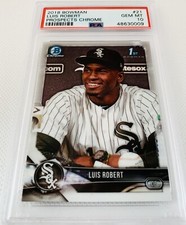 2018 Bowman Chrome Luis Robert 1st Bowman PSA 10 💎 Gem-Mint Beauty!